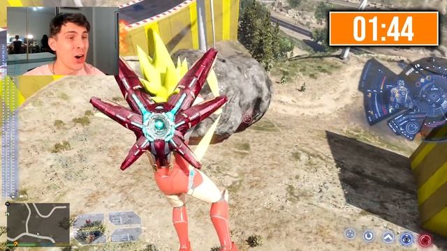 Mejorando A GOKU SUPERHÉROE En GTA 5 !! (Dragon Ball Z Mod)