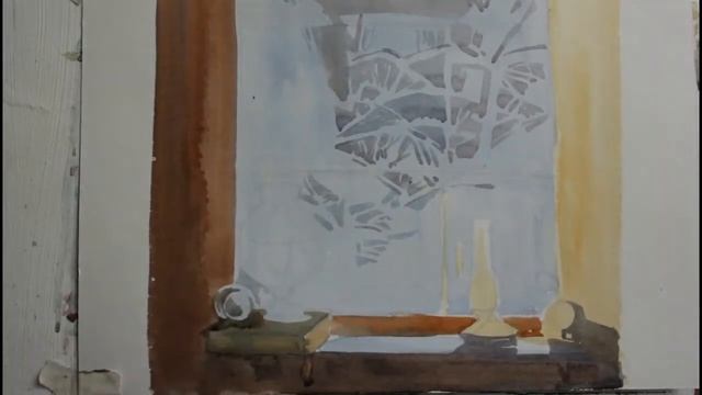 Рисуем акварелью. Дом, где нас любят и ждут