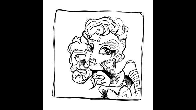 Spooklettes Sketchbook Coloring Book Flip Thru