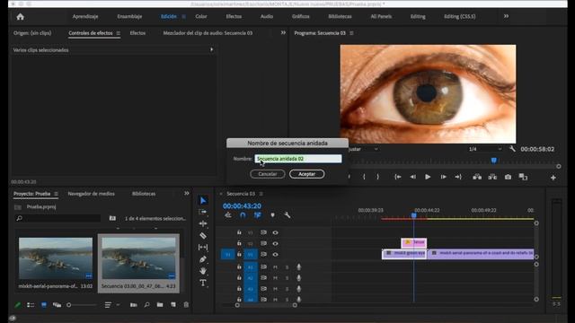 Zoom Into Eye Effect Premiere Pro Tutorial en Español