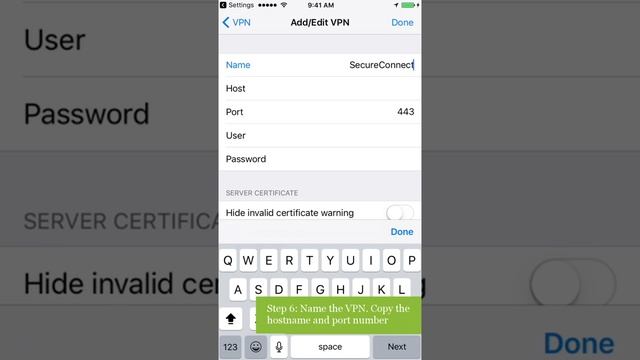 How To Install Secure Connect On IOS