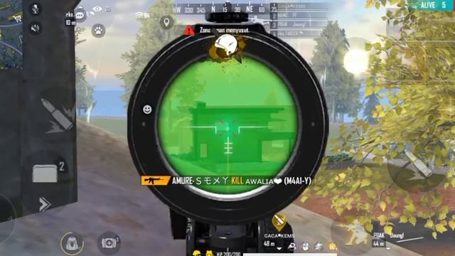 M4A1-Z YANG PALING DI CARI DI ZONA BIRU !! GAK ZONA BIRU GA ASIK !! FREE FIRE INDO  #freefire