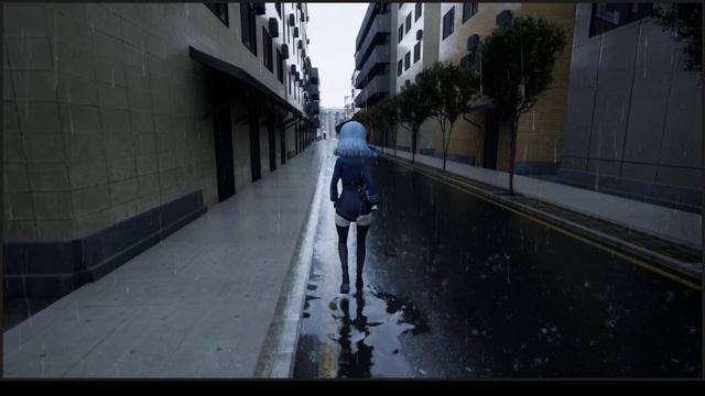 Japan Street. Part 2.  Blender + Unreal Engine Add PCG
