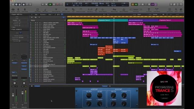 Trance Logic Pro X Template - Progressive Trance Vol 5 By Ancore Sounds