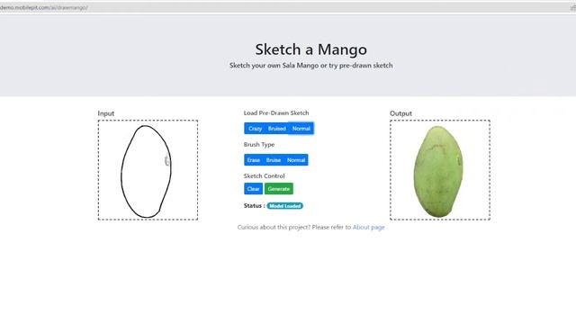 Sketch-a-Mango Web Application Demo