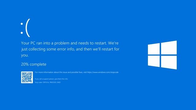 Just 30 Minutes Of Windows 10 Blue Screen