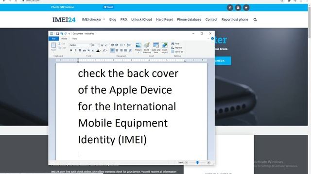 HOW TO CHECK A DISABLED IPHONE / APPLE DEVICE/ FOR ICLOUD THROUGH IMEI............