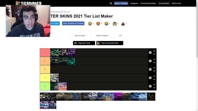 TIERLIST DE SKINS DE 2021 DE VALORANT