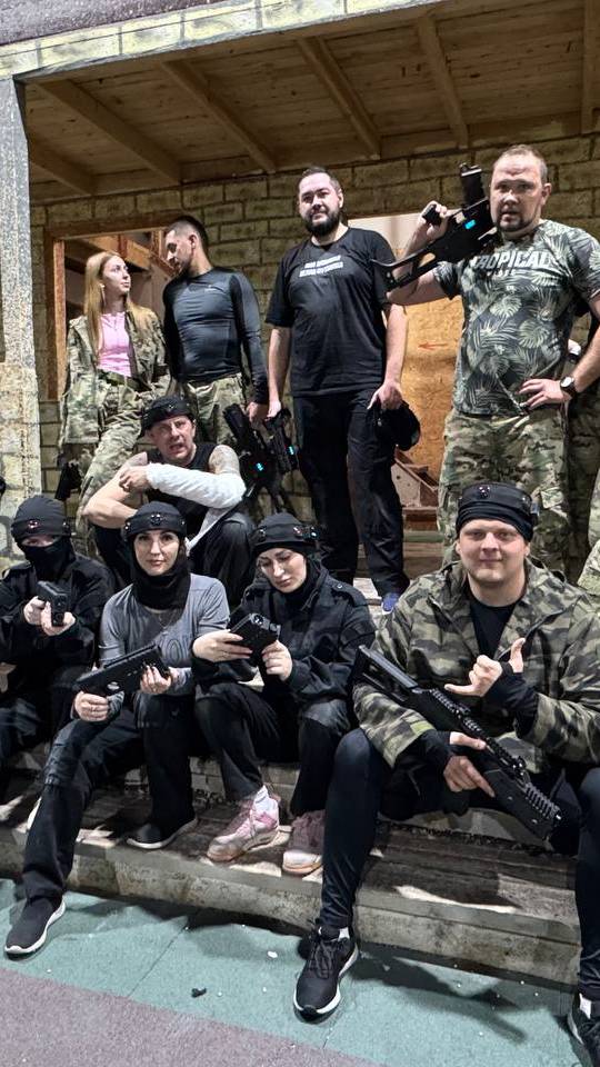 Семейный отдых весёлой компанией