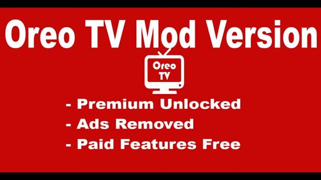 Oreo TV Premium MOD Apk || Ads FREE