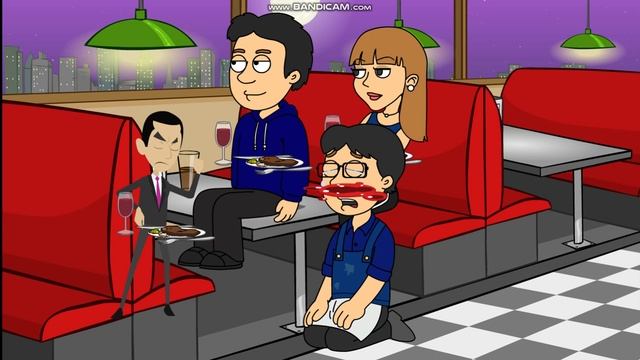 Fake Oddcast Jack Misbehaves At Dinner + Destroys Michael's Nose (PUNISHED)