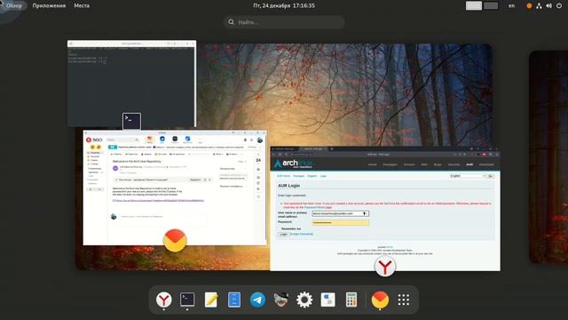 Archlinux Org, Register, Forums, Wiki, AUR, 24 12 2021
