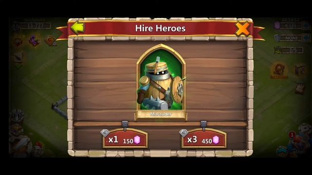 Роллинг героев на 18к самоцветов Битва Замков (Castle Clash)