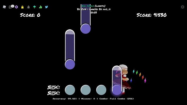 [Roblox Funky Friday] Touhou - Bad Apple!! (99.8% FC)