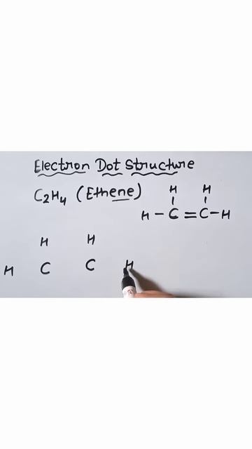Trick To Draw Electron Dot Structure Of Ethene|| C2H4