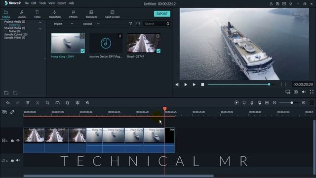 How To Make SMOOTH SPEED RAMP Transition In Filmora 9 - Technical MR