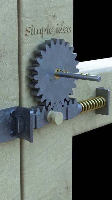 Secret Automatic Gate Lock, Latch
