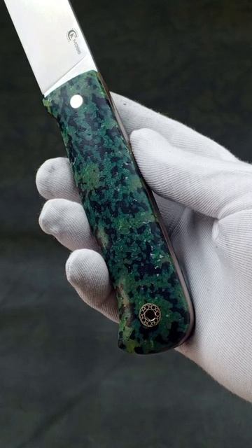 📌Нож Пума сталь М398 , рукоять микарта, ножны.📌