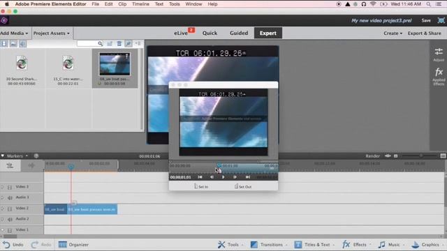 Trimming In Adobe Premiere Elements