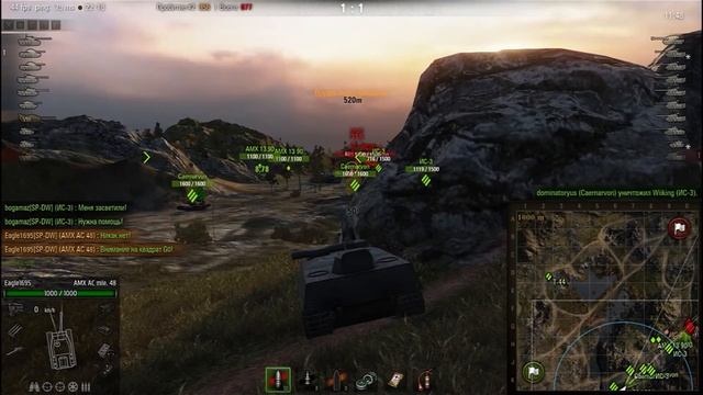 [WoT] Укрепрайоны #5 - Вылазка клана [SP-DW] против TSIB_, 24RUS, _VF_.