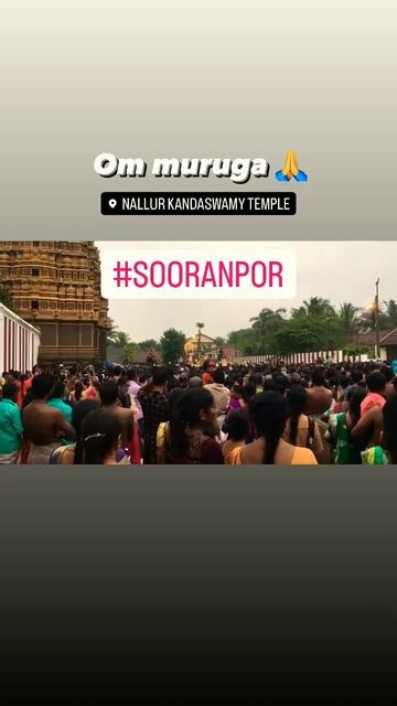 #shorts #sooranpor #nallur #nallurtemplevideo