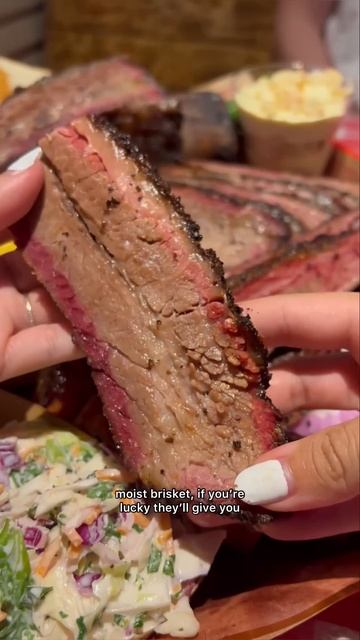 Giant Dino Ribs & Bbq From Terry Black’s! #texas #bbq