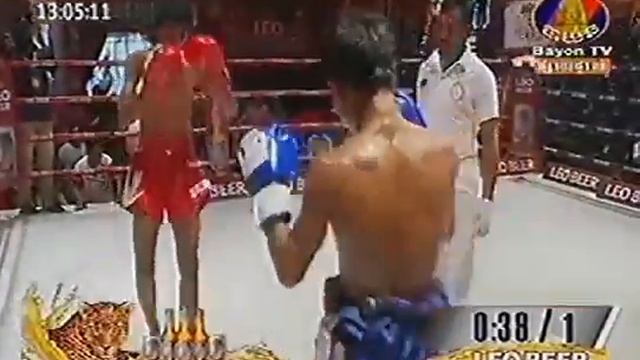 Khmer Boxing Bayon 20 June 2015 Ly Chhin Long Vs Vanthon Low