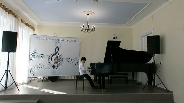 Р Глиэр Песня охотников Прозоров Р,5(8) Преп Семионел Ю Л, ДМШ 2, г Томск