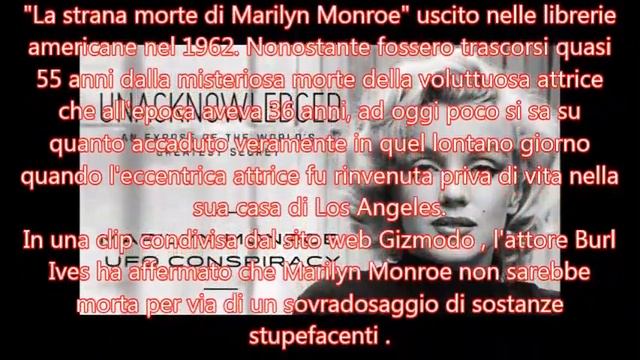MARILYN MONROE - LA VERA ORIGINE DELLA SUA MORTE