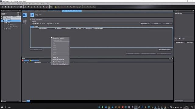 Циклический обмен по Ethernet IP между двумя ПЛК Омрон