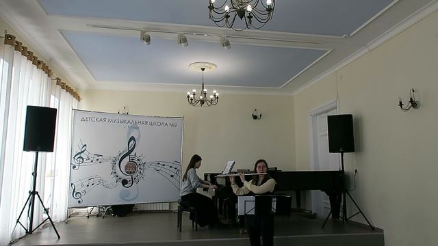 И С Бах Сицилиана Залялетдинова А,8(8). Кузнецова А О,флейта. Преп. Семионел Ю Л, ДМШ 2, Томск
