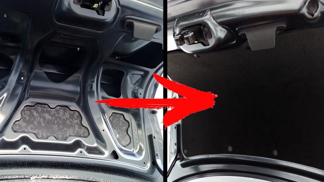 Виброизоляция и обивка крышки багажника лада гранта фл седан