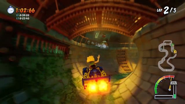Crash Team Racing Nitro Fueled - Sewer Speedway Oxide Time Trial Without Shortcuts