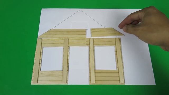 Cara Membuat Rumah Kecil Yang Lucu Dengan Menggunakan Stik Es Loli 100%