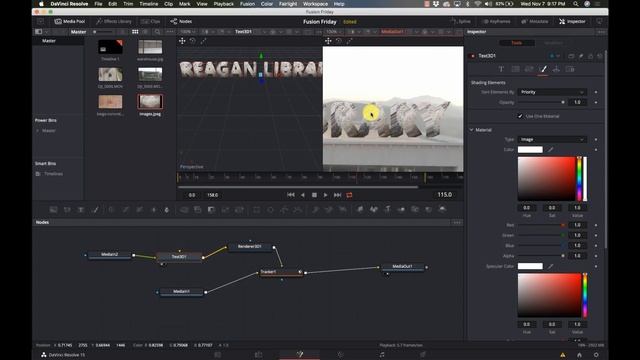 Motion Tracking 3D Text In Davinci Resolve Fusion 15