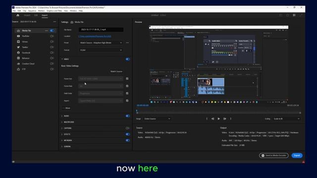 Adobe Premiere Pro 2024 How To Export Fast