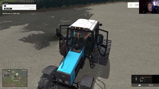 Belarus Mtz 1221 V1 Farming Simulator 15 #FaceCam AlexFarmer
