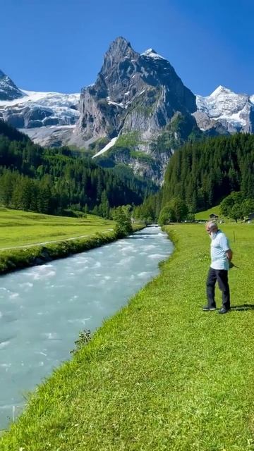 Rosenlaui Glacier 🏔  Switzerland!🇨🇭🍀