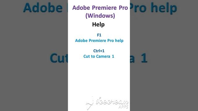 Adobe Premiere Pro Shortcut Key #adobepremierepro #adobepremiereprocc #shortsvideo #adobe #shorts