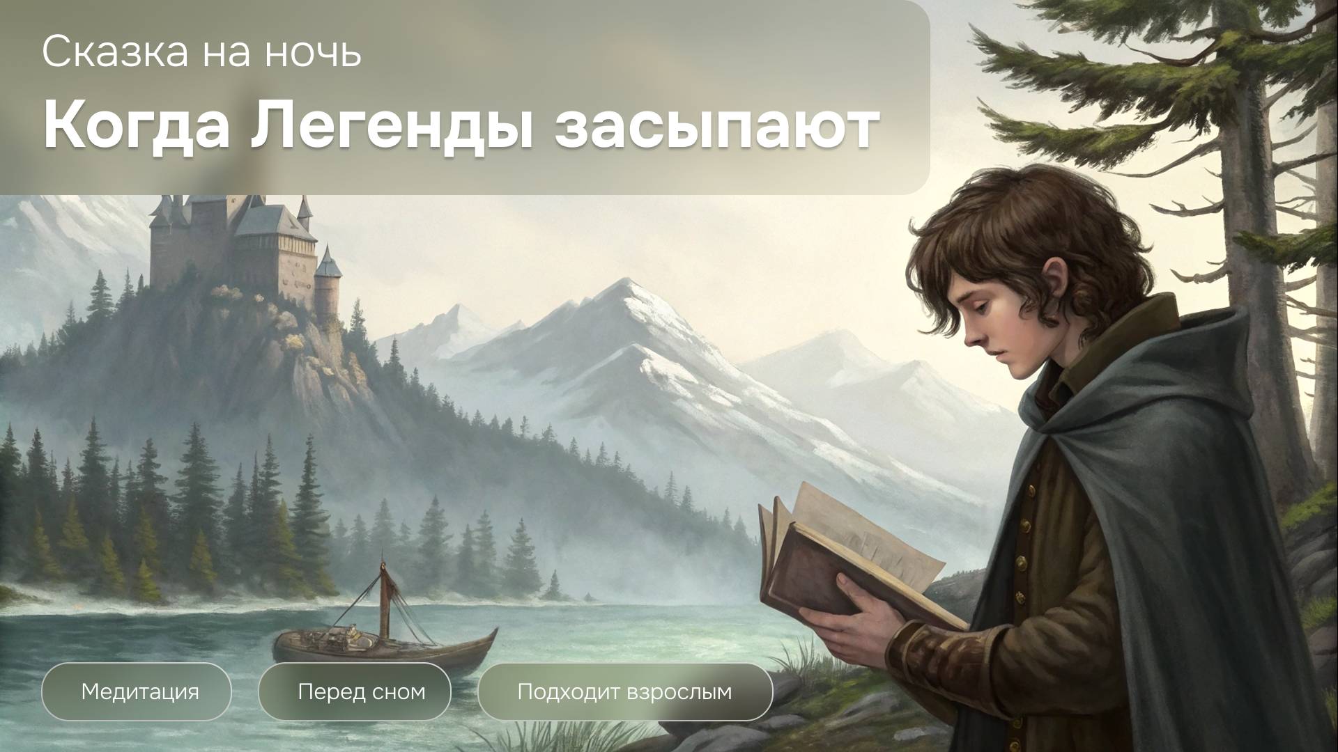 Сказки для взрослых | Когда Легенды Засыпают 1 - 5 главы | Спокойный сон, медитация, расслабление