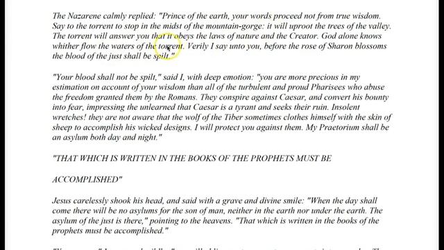 Letter From Pontius Pilate Concerning Jesus Christ