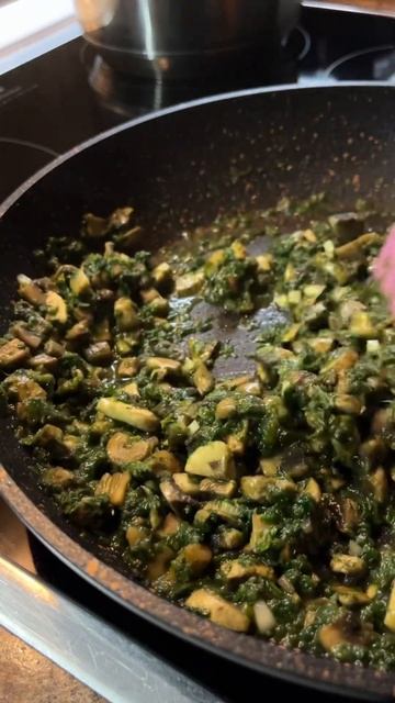 Сочное филе со шпинатом и шампиньонами 🤌😋 Рецепт в описании
