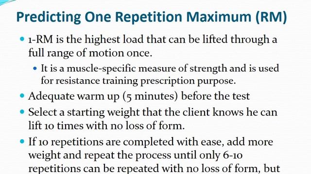 2018 MFC Audio Chapter 6 Principles Of Exercise Conditioning Part 2