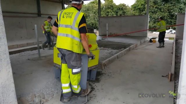 Concrete Pour In Confined Space, With The Ecovolve Electric High Tipping Dumper