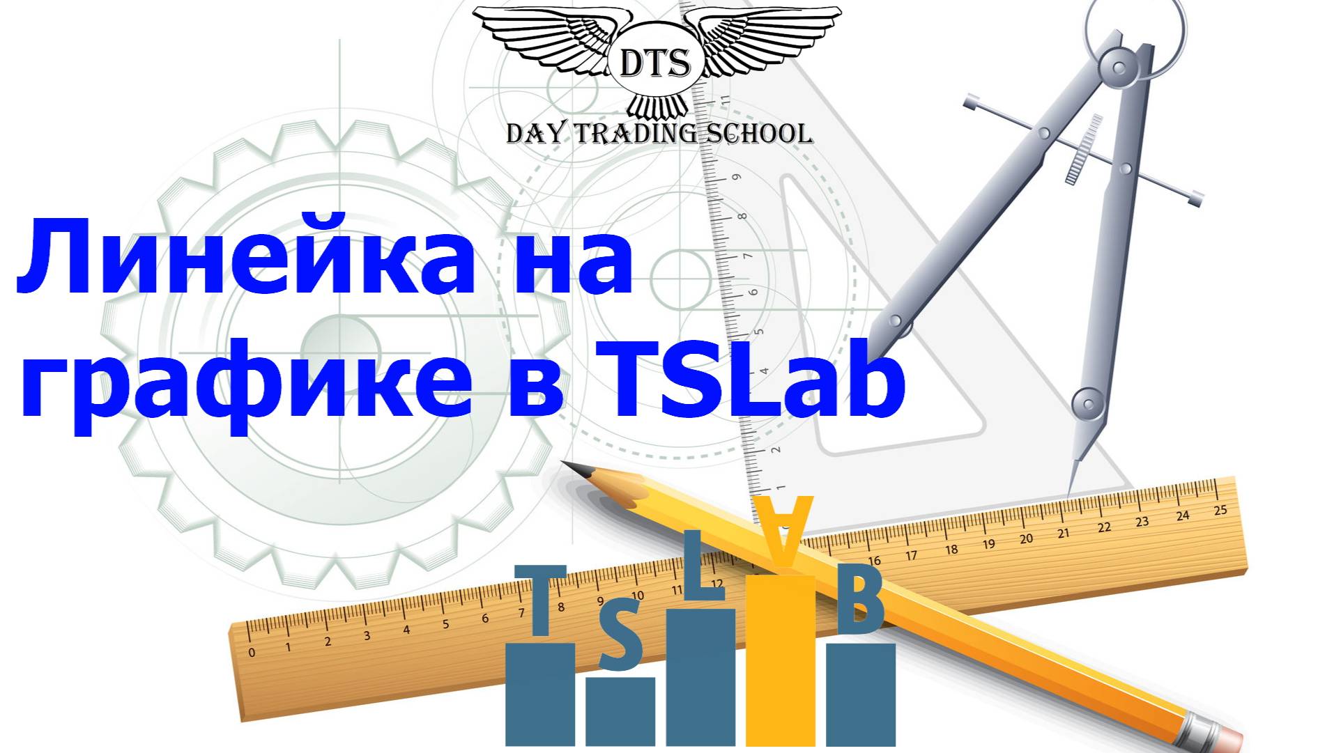 Линейка на графике в TSLab