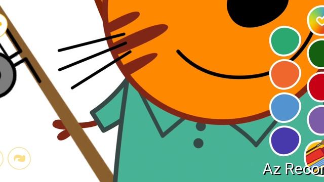 три кота 1 сезон 2 серия (раскраски)