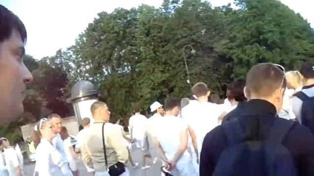 SENSATION  - 7.06.14  Идём домой  с СКК   к метро парк  победы