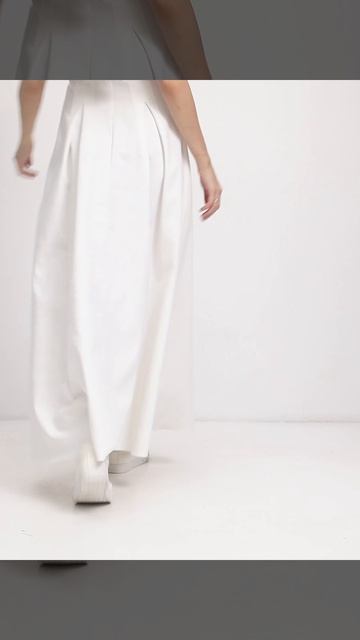 Платье-макси из денима (08-85WH)