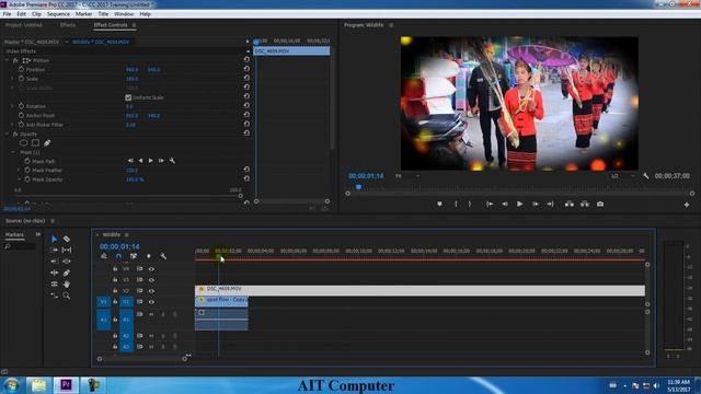 How To Opacity With Mask Adobe Premiere Pro Cc 2017 Myanmar