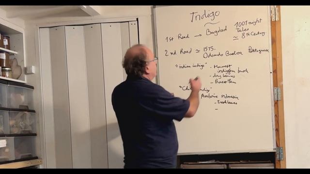 History Of Indigo. Fragment Of A New Tutorial By Michel Garcia